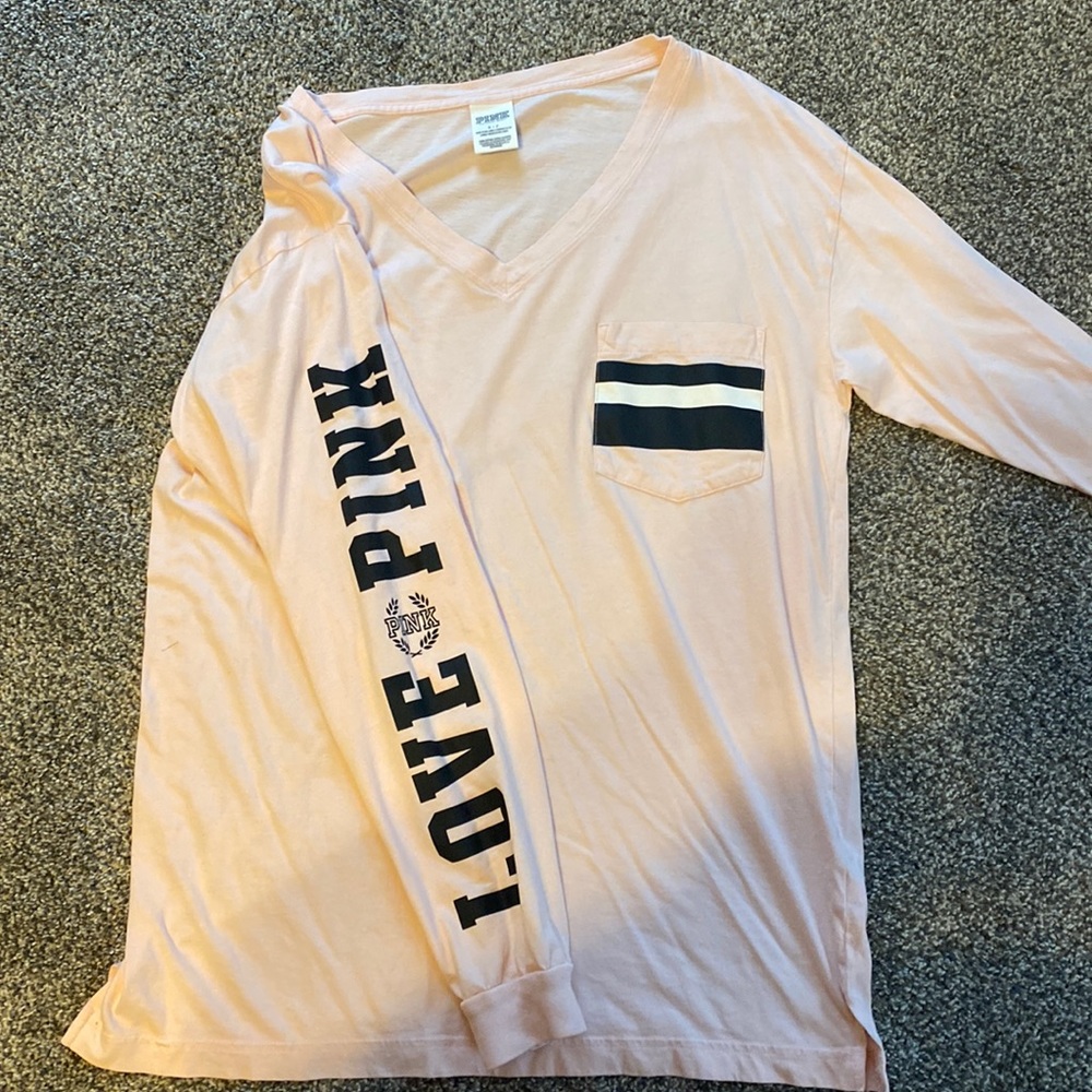 Pink long sleeve shirt